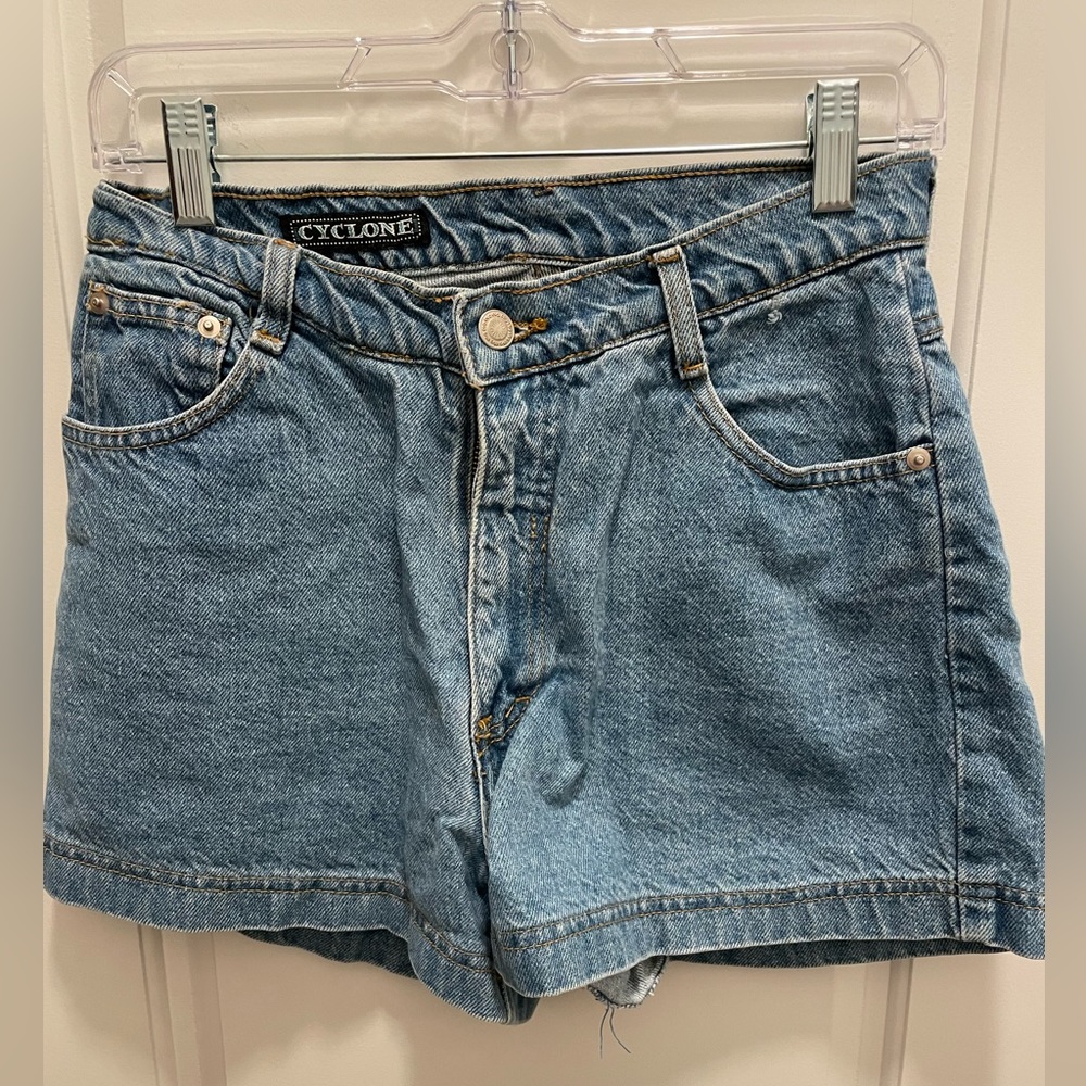 Vintage Cyclone High Rise Jean Shorts